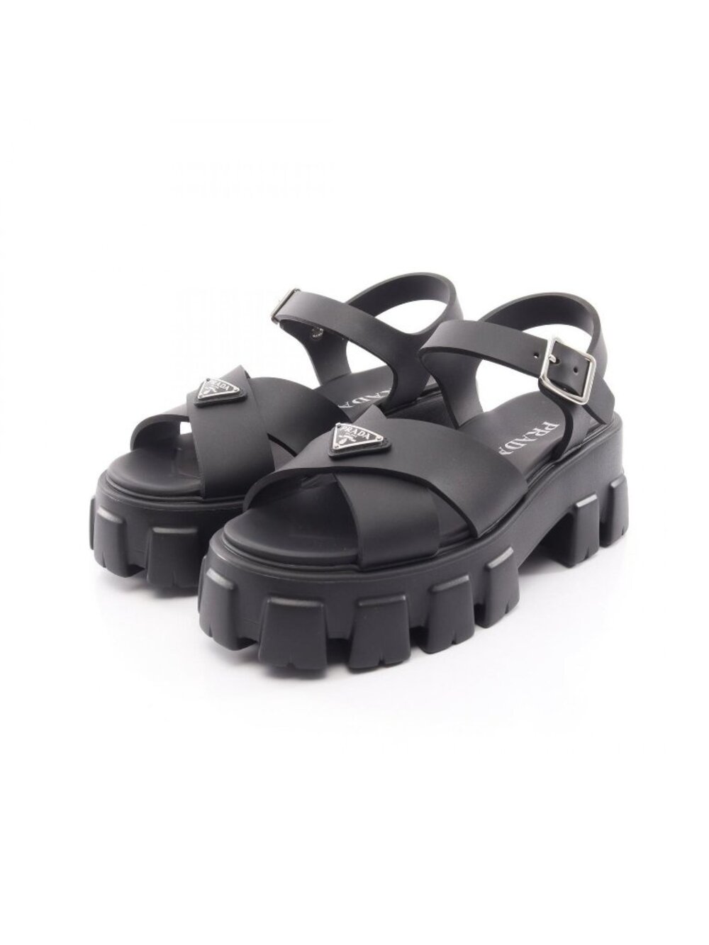 Prada Sandals Monolith Black
